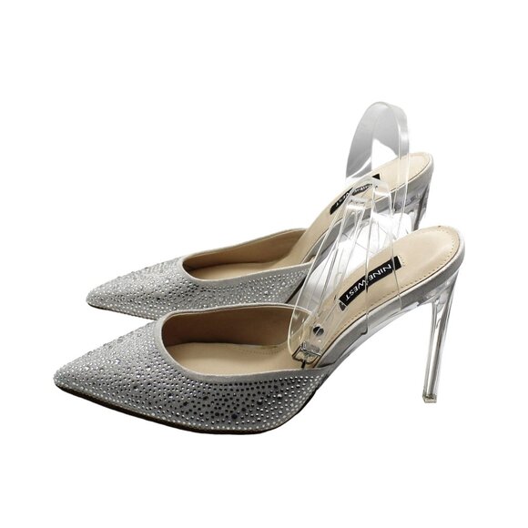 Nine West Women s Sparkel Ankle Strap Pumps Women s Shoes - Picture 5 of 8